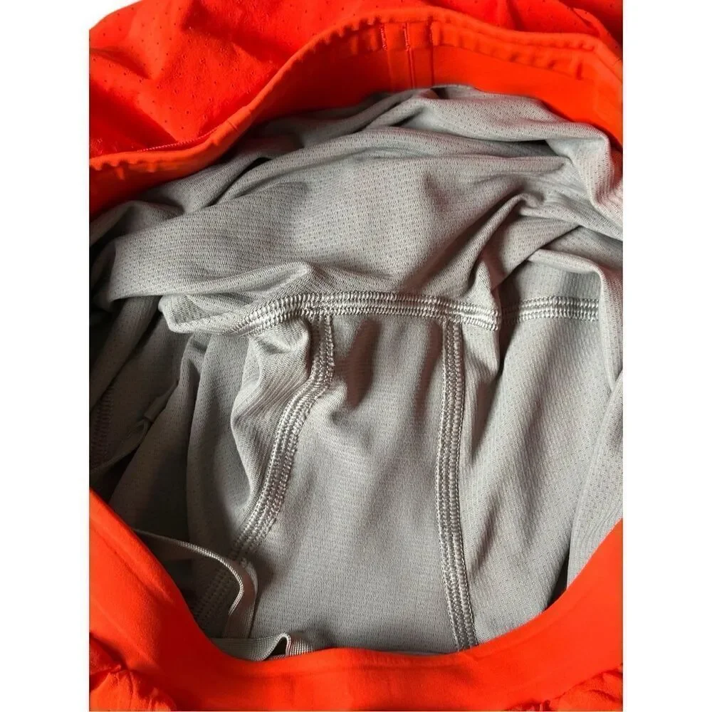 Lululemon Fast And Free Shorts‎ size S 5” Airflow Orange